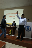 Yıldırım öğrencilerle birlikte olmaktan mutlu olduğunu belirtti