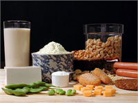 2 Dünya Savaşı sırasında karneye bağlanan birçok gıda ürününe bu özelliklerinden dolayı öğütülmüş soya katılıyordu Savaş sonrasında harç malzemesi olarak soya unu ABD de büyük bir sektör haline gelmişti