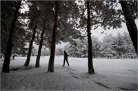 Sarıkamış beyaza büründü