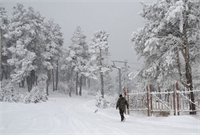 Sarıkamış beyaza büründü