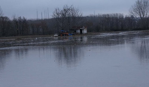 Meriç Nehri taştı