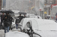 Doğu Anadolu ya kar yağdı