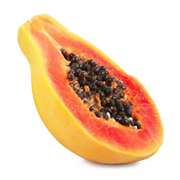 PAPAYA Hayatımıza yeni yeni giren ve tüketmeye başladığımız papayanın diğer meyvelerden en önemli farklı protein içeriği diğer meyvelere göre daha fazladır Protein içeriği yüksek olan diyetleri uygulamak daha hızlı kilo kaybı sağlandığı bilinmektedir Ortalama 1 porsiyonu 150 gram olan papaya 20 kaloridir Ayrıca diyet süresince zayıflama ihtimali olan bağışıklık sisteminizi güçlü tutacak A ve C vitamini içeriği yüksektir