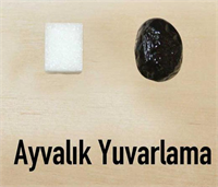 Ayvalık yuvarlama Türkiye de genellikle yağlık olarak kullanılıyor Ama sofralık türleri de çok lezzetli Yapılış yöntemlerine göre Ayvalık kırma Ayvalık ya da Cunda dönderme Ayvalık çizik gibi isimler alıyor Yuvarlamaysa tuz ve limon asidinde yuvarlanarak terbiye edildiği için bu ismi almıştır
