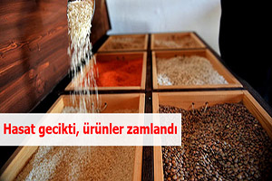 Hasat gecikti ürünler zamlandı