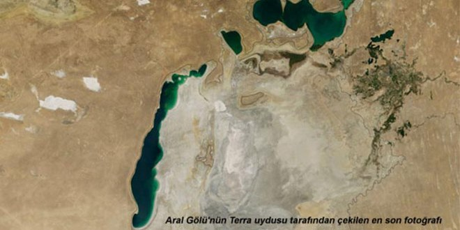 Aral Gölü tamamen kurudu