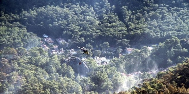 Marmaris te 44 Hektar Alan Yandı