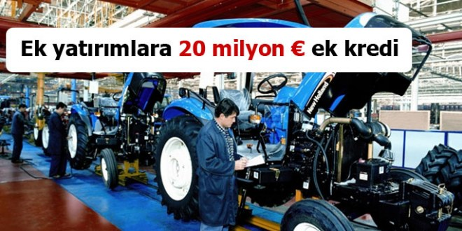 Türk Traktör EBRD den 20 milyon euro kredi alacak