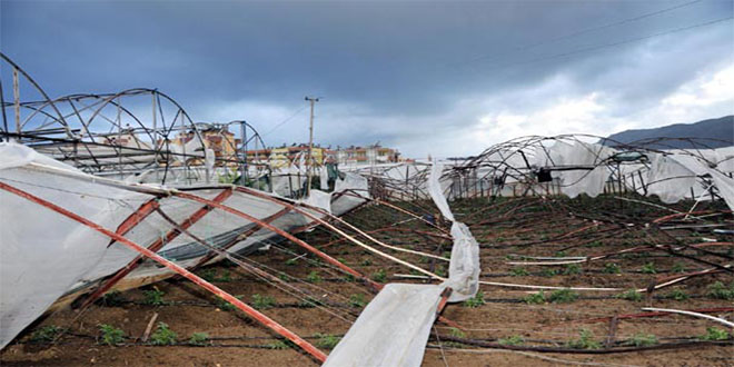 Hortumun Ardından Seraların Yüzde 90 ı Kullanılmaz Halde
