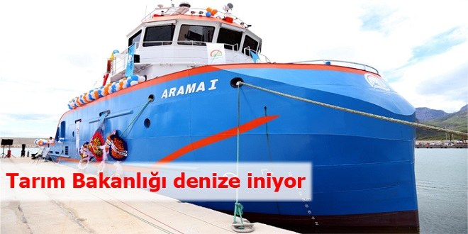 Tarım Bakanlığı denize iniyor