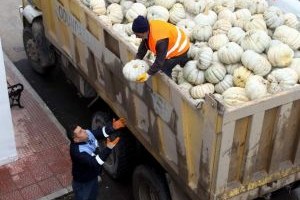 Belediye Aşevi ne 14 Ton Balkabağı Bağışladı