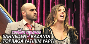 Sahneden kazandı toprağa yatırdı