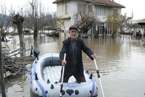 Edirne deki Nehir Taşkınları