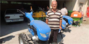 Bolu da Hibe ile el traktörü dağıtıldı