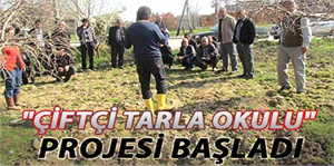 Ezine de Çiftçi Tarla Okulu Projesi
