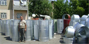 Muş ta Kış İçin Sacdan Küçük Silolar