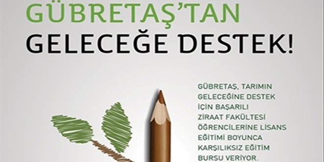 Ziraat Fakültesi Öğrencilerine Burs İmkanı