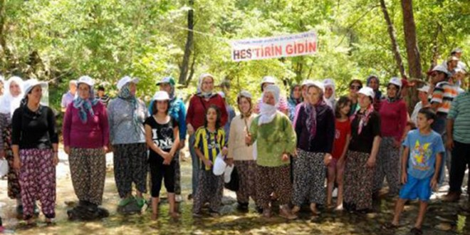 Ahmetler Kanyon unda HES Durduruldu