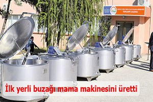 Berrak ilk yerli buzağı mama makinesini üretti