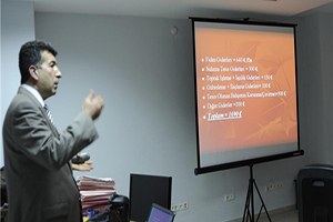 Çiftçilere kiraz üreticiliği anlatıldı