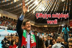 Davutoğlu tarımda yeni destek paketini açıkladı