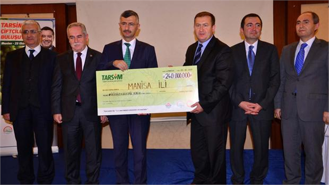 TARSİM den Manisalı Çiftçiye Hasar Ödemesi