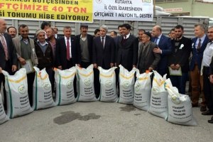 Çiftçilere 40 Ton Macar Fiği Tohumu Dağıtıldı