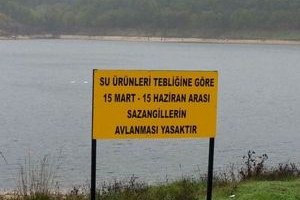 Su Ürünleri Uyarı Tabelaları Konuldu