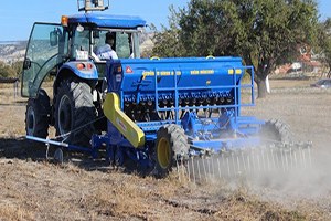 Anıza Ekim Makinasıyla İlk Deneme Yapıldı