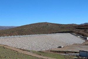 Karlıova da Sulama Göletinde Sona Yaklaşıldı