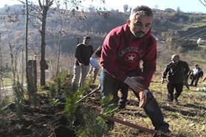 Ereğli de Fidan Dikim Etkinliği