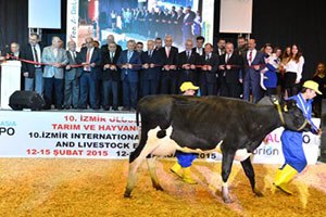 10 İzmir Uluslararası Tarım Sera ve Hayvancılık Fuarı Açıldı