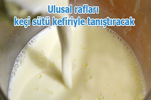 Radoha ulusal rafları keçi sütü kefiriyle tanıştıracak