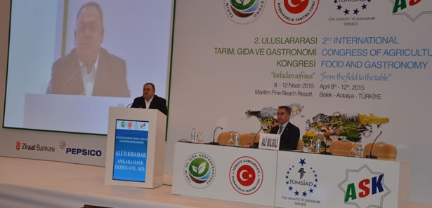 Ankara Halk Ekmek ten Gıda Kongresine Destek