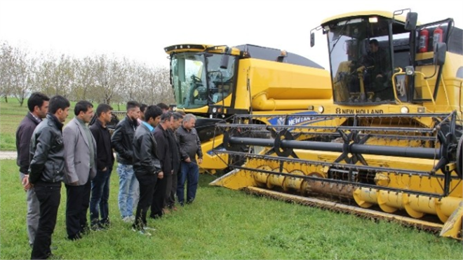 Elazığ da Biçerdöver Operatörlerine Uygulamalı Eğitim