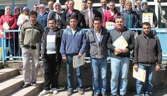 Tarım İl Müdürü Bayram Kursları Ziyarete Devam Ediyor