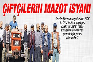 Çiftçilerin pahalı mazot isyanı