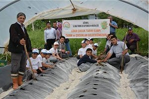 Kütahya da lider çocuk tarım kampı sona erdi
