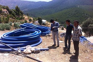 Mersin de Sulama Suyu Tesisleri Yapımı Devam Ediyor