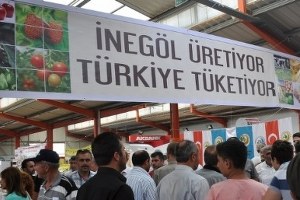 İnegöl Tarım Fuarı na Doğru