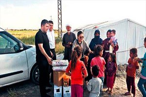 Tarım işçilerine gıda yardımı