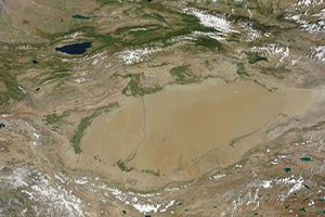 Çölde saklı deniz keşfedildi