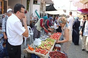 Burhaniye de Organik Ürünler İlgi Gördü