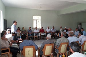 Bingöl de Çiftçilere Bilgilendirme Toplantısı