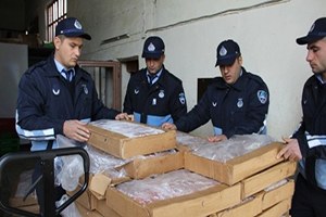 Şanlıurfa da 2 Ton Kaçak Et Ele Geçirildi