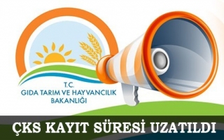 ÇKS de Çiftçiye Büyük Müjde