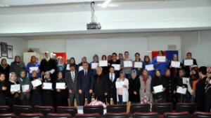 Kadın Çiftçilere Sertifikaları Verildi