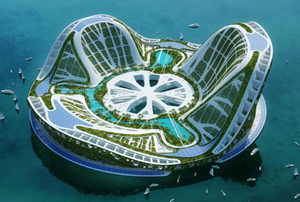 İklim Değişikliğine Karşı Ekolojik Yüzen Evler Lilypad