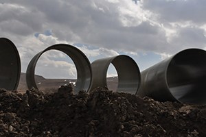Kars Barajı Sulama Hattı Çalışmaları Devam Ediyor