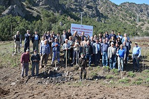 Osmancık ta 110 Ceviz Fidanı Toprakla Buluştu